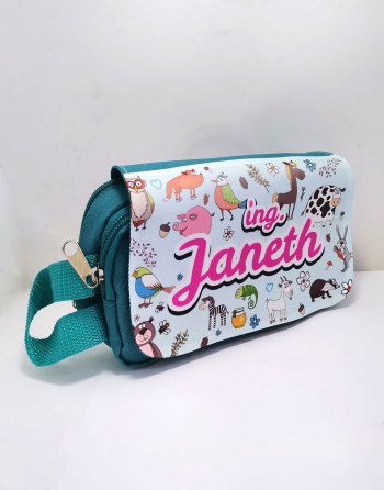 cartuchera personalizada de profesión ingeniera zootecnista