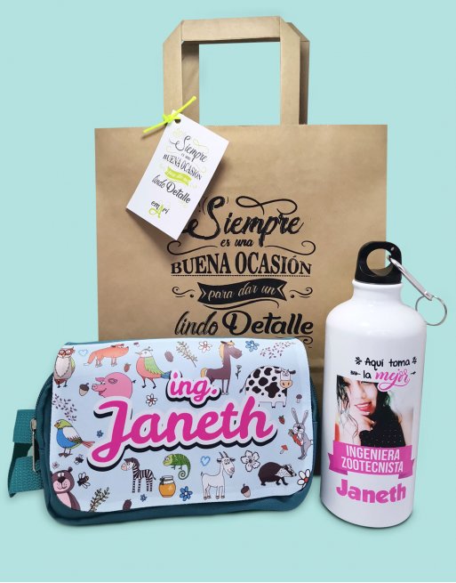 pack regalo personalizado de ingeniera zootecnista con dibujo y foto pack regalo personalizado de ingeniera zootecnista con dibujo y foto