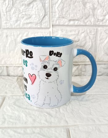 taza personalizada con mascotas