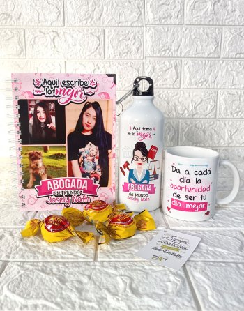 pack abogada personalizado con fotos y dibujo