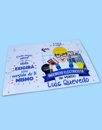 rompecabeza personalizada de ingeniero electricista
