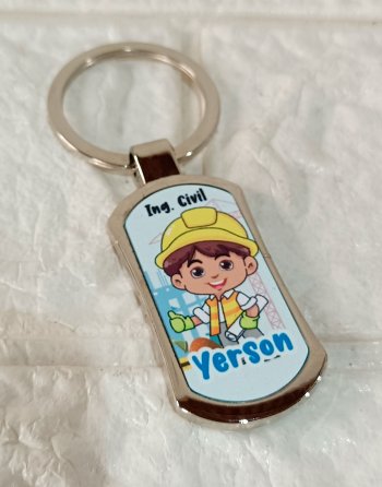 llavero personalizado de ingeniero civil